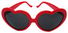 Красные очки-сердечки -Лолита-