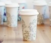Ceramic eco friendly travel mug - Babys Breath