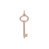 Tiffany Keys Oval key pendant rose gold