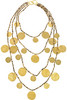 Kenneth Jay Lane Coin Necklace