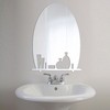 Декоративное зеркало "Полочка в ванной"