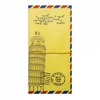 Обложка для паспорта / документов "Rainbow airlines -Torre di Pisa, olive"