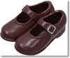 Soft Vinyl Strap Shoes (Brown)