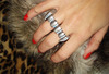 Double Finger Vampire Teeth Ring Forever 21