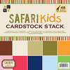 Набор картона DCWV - Safari Kids Solid Cardstock Stack - 24 листа, 30см х 30см