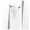 DEATHLY SCARY SHADOW SHOWER CURTAIN