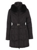 WEEKEND BY MAXMARA FUR TRIM PUFFA COAT