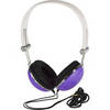 purple stereo headphones