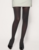 Grey Rib Tights