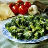 broccoli with cheese cooked in steamer