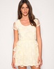 ASOS Lace Frill Skirt Dress