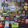 A lot of fridge magnets