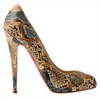 Christian Louboutin Declic Python Blue