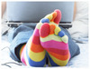 Разноцветные носки с пальцами