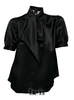 блузка черная