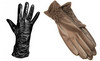 коричневые замшевые перчатки