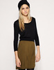 ASOS Knitted Shirred Waist Dress