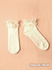 Heart Tulle Lace Ankle Socks