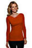 Women's Regular Modern Long Sleeve Cozy Drape Top     * Wo