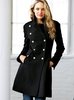 Victoria's Secret wool military lace-up coat
