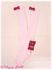 Triple dot ribbon Overknee(PinkЧRed)