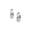 Platinum 11.50 MM Hinged Earrings