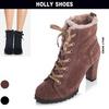 Holly Shoes Fleece Lined Ankle Boots