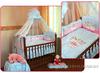 Комплект постельного белья для детской кроватки "LUX аппликация - 8 предметов"