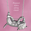 подвеска Edward Gorey Sterling Silver Dangling Cat Pendant