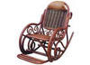 плетёное кресло-качалалку