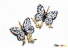 серьги-бабочки