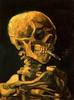 Skull with Cigarette (1886) by Vincent van Gogh