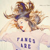 Wildfox "Fangs are Fantastic" Off-the-Shoulder Sweatshirt