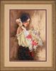 Woman With Bouquet - Cross Stitch Kit  by Dimensions