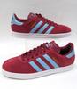 Adidas Gazelle Trainers 2 - Claret / Sky blue