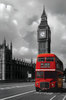 London Red Bus Poster