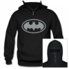 Толстовка Бэтмен (batman) серебряный логотип