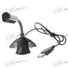 USB Desktop Microphone for Notebook - Black (20HZ-20KHZ/4.5V/40cm)