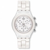 Ladies' Swatch Full Blooded White Chronograph Watch