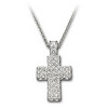 swarowski cross pendant