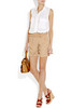 Thakoon Addition Braid-detailed crepe shorts