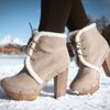 shearling clogs