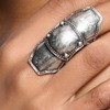 ASOS hinged metal armour ring