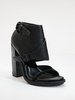 Alexander Wang Leather & Suede Asymmetrical Sandal Boots