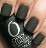 Лак для ногтей Orly Vynil Nail Polish чёрного цвета