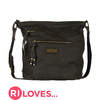 River Island Black Cross Body Messenger Bag