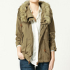 PARKA WITH FUR-LINED HOOD