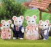 Увеличить 	 SYLVANIAN FAMILIES. НАБОР "СЕМЬЯ БЕЛЫХ МЫШЕЙ"