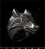 Серебряный перстень с ликом Волка