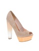 ASOS PARTY ON Peep Toe Perspex Heel Shoe